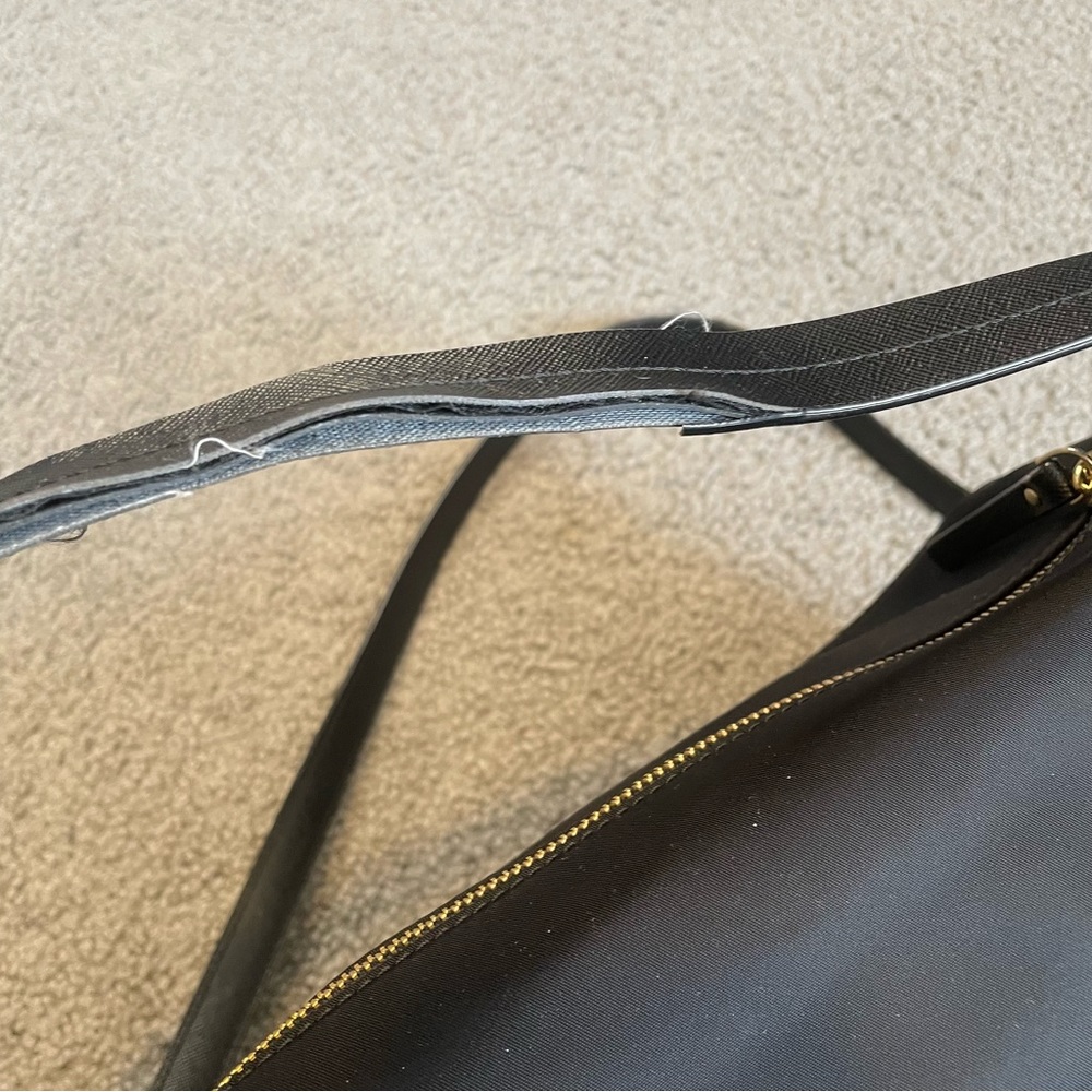 Kate Spade Black Nylon Messenger Bag/Tote/Purse - Picture 5 of 12